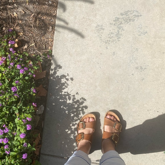 Birkenstock Arizona big buckle sandals in cognac size 38 - Picture 4 of 5
